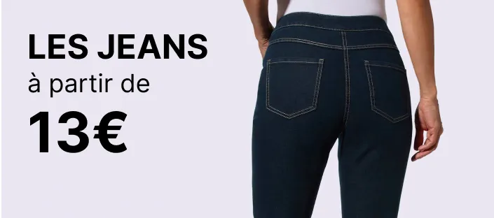 Les jeans à partir de 13€