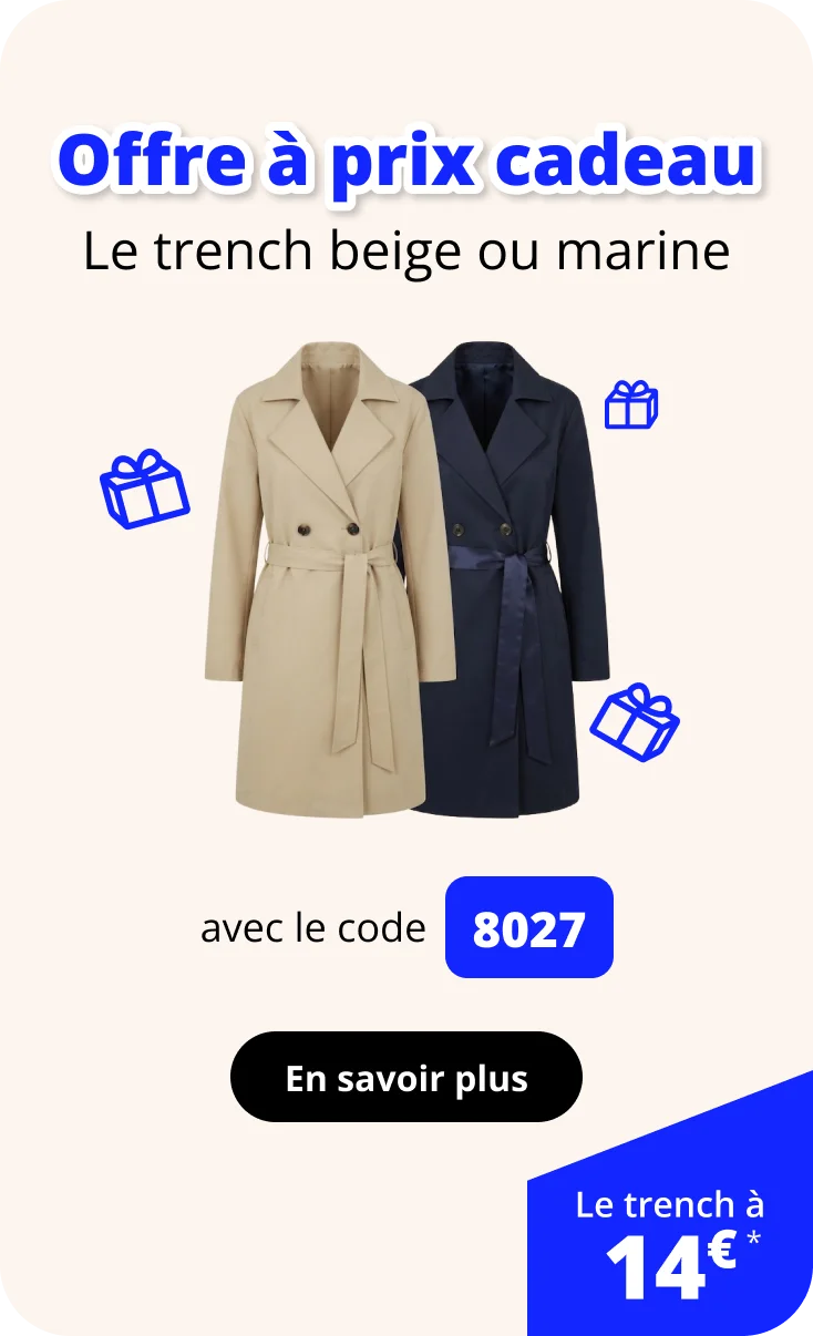 Le trench à 14 euros